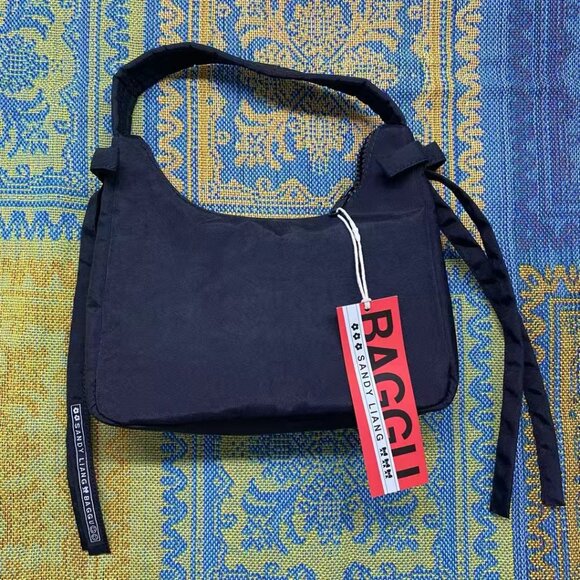 Sandy Liang × Baggu Bow Mini Bag❋Black NWT - Picture 1 of 3